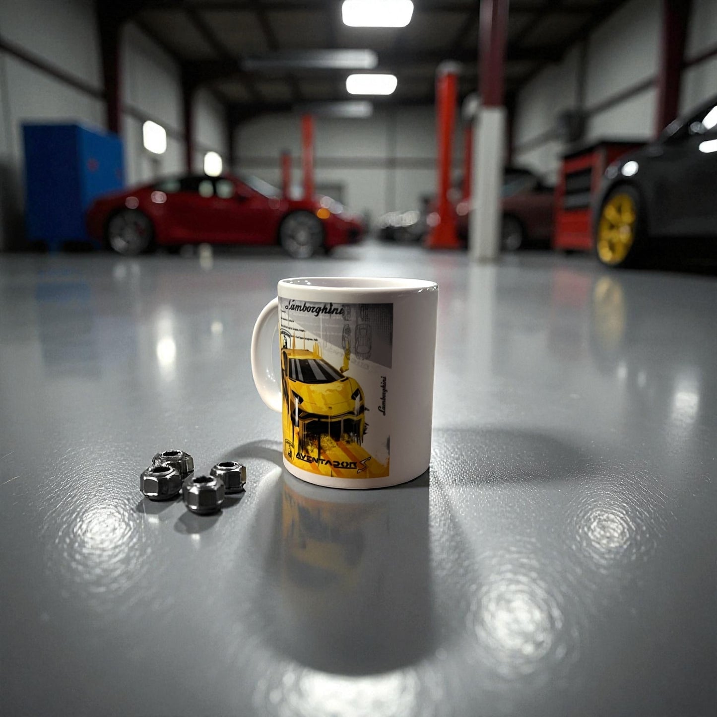 Lamborghini Aventador Pop Art Mug