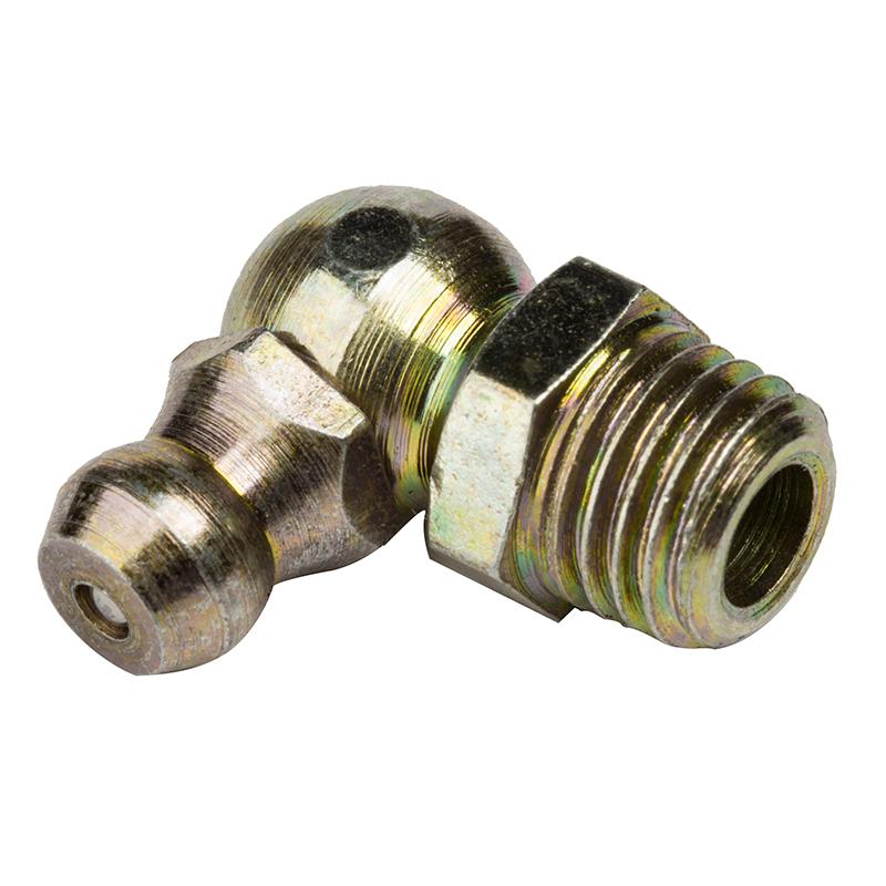 10 x 1.5 Mild Steel 90&176; Ang GREASE NIPPLE PACK OF 10 - Vroom Classics