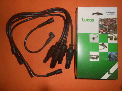 PEUGEOT 205 1.0, 1.1, 1.3, 1.4 (1987-98) LUCAS IGNITION PLUG LEAD SET-DKB199