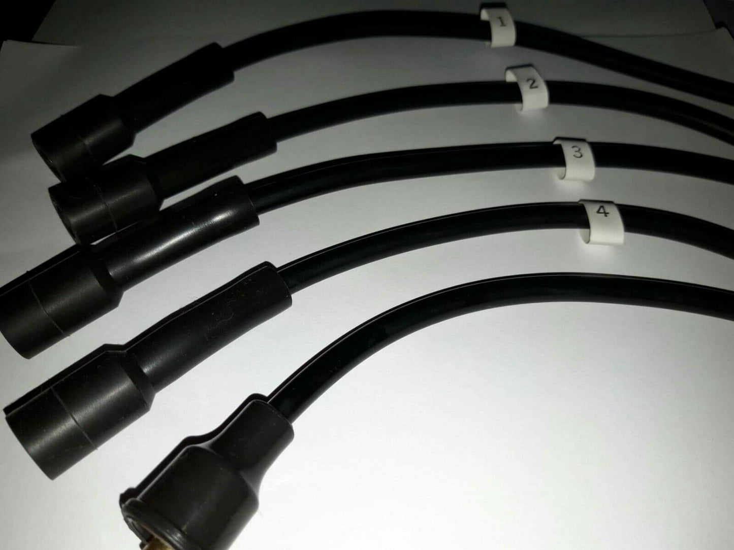 Ignition Lead Sets - Vauxhall Viva Hb GT Ohc Black Copper HT Leads