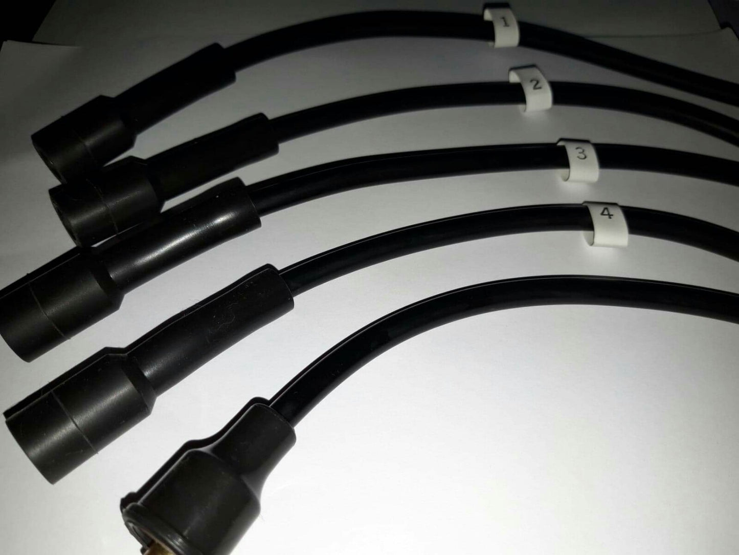 Ignition Lead Sets - Datsun Violet 140 / 160J Black 7mm Copper HT Leads