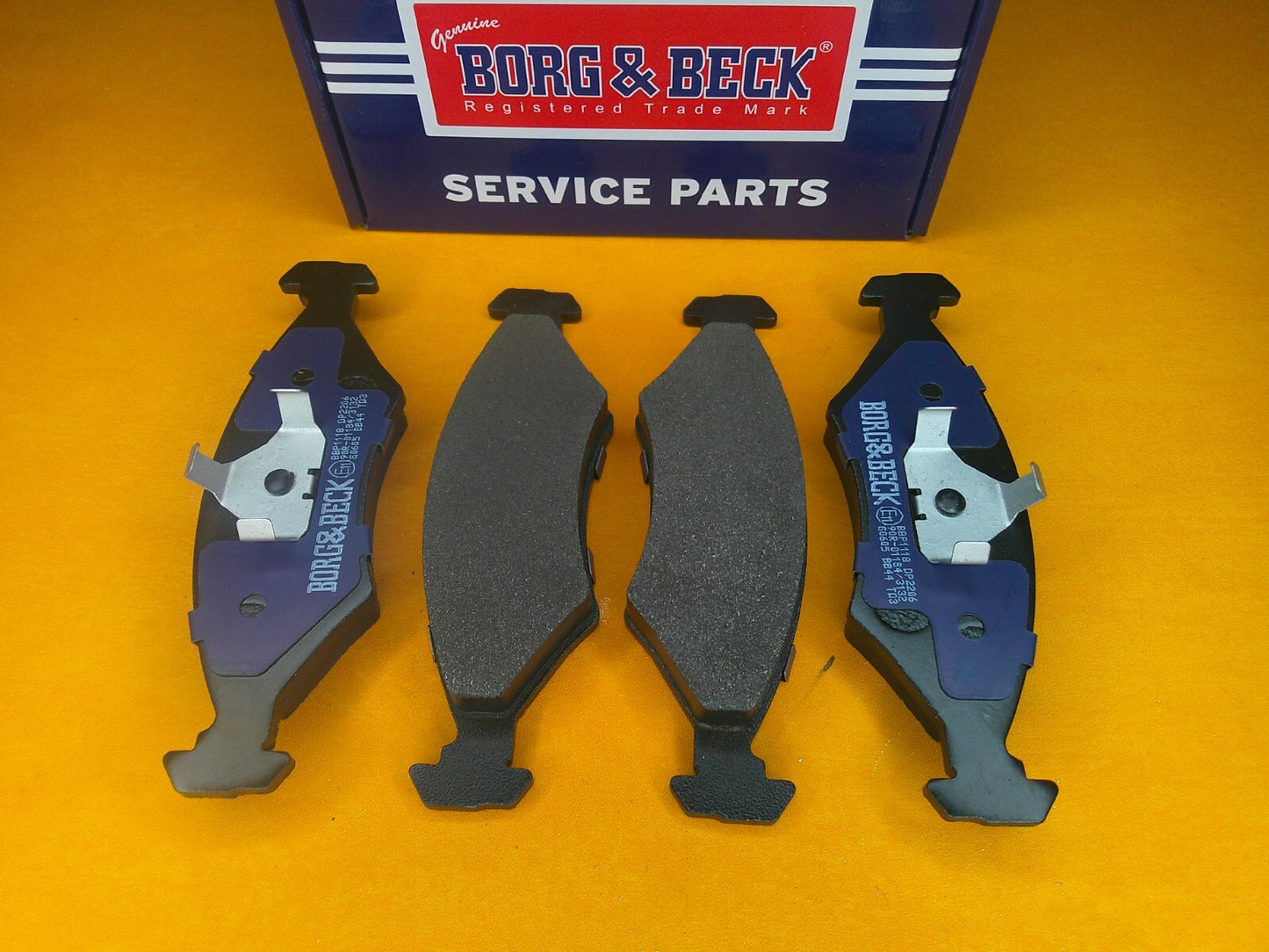 WESTFIELD SEVEN V8 (1983-2006) FRONT BRAKE PADS -GENUINE BORG & BECK