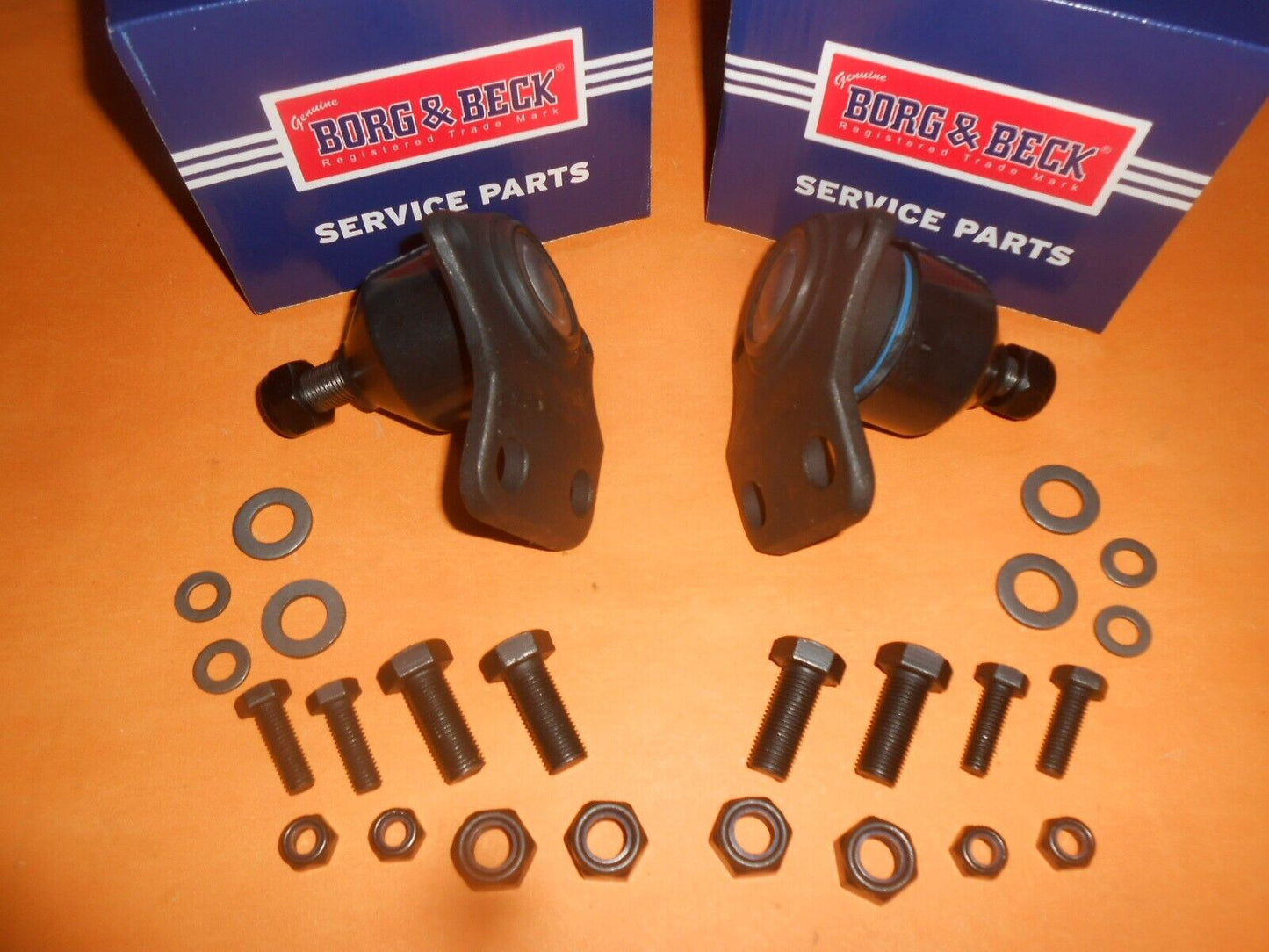 FORD CORTINA Mk4 Mk5 (1977-1982) LOWER BALL JOINTS PAIR - Genuine BORG & BECK