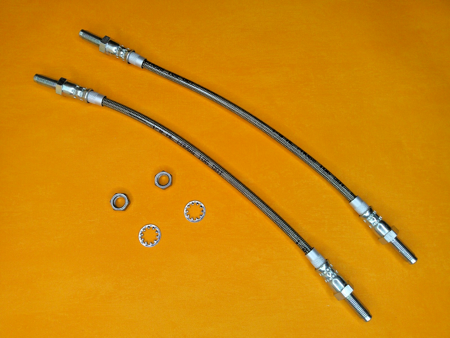 TRIUMPH GT6 (oct/1972-74) REAR STAINLESS STEEL BRAKE HOSES PAIR