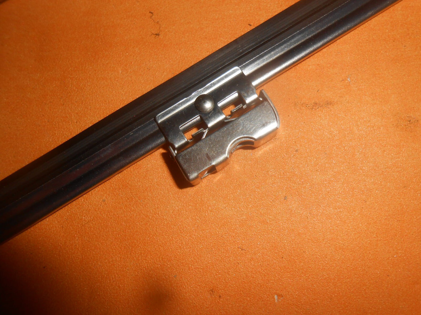 VINTAGE WINDSCREEN WIPER BLADES FLAT 10" Spoon fit (STAINLESS) x 2