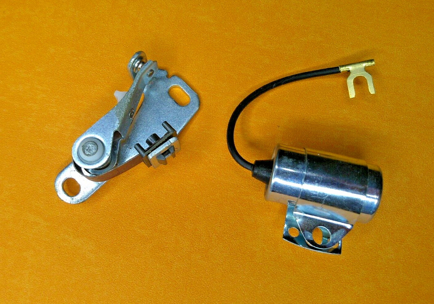 VAUXHALL VICTOR FD FE (1967-76) "Delco type" IGNITION CONTACT SET + CONDENSER