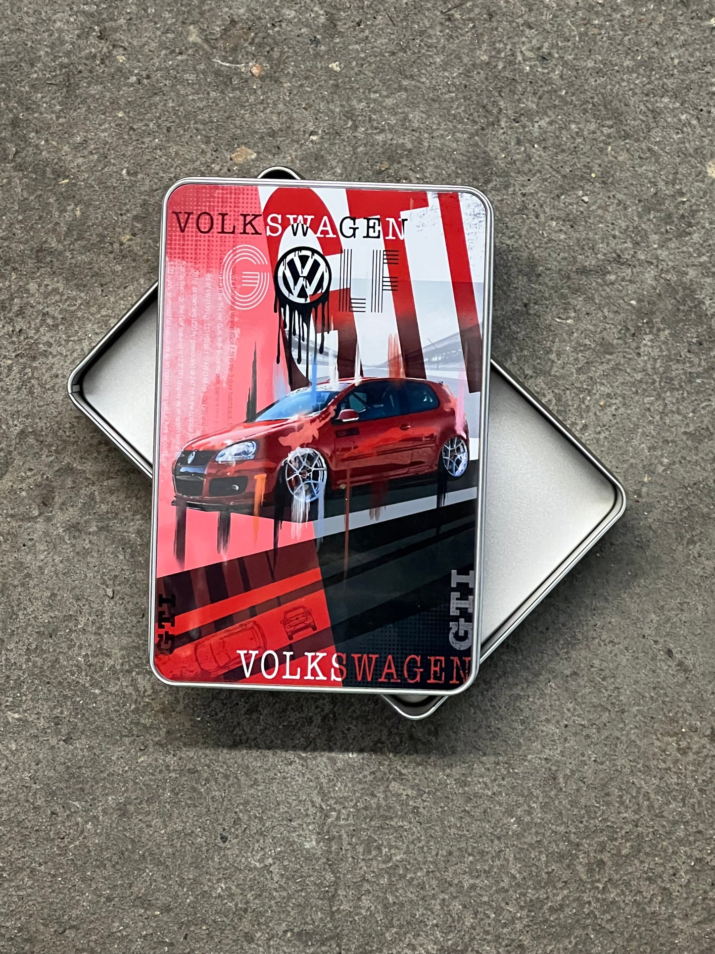 VW Golf GTi Tribute Metal Storage Box