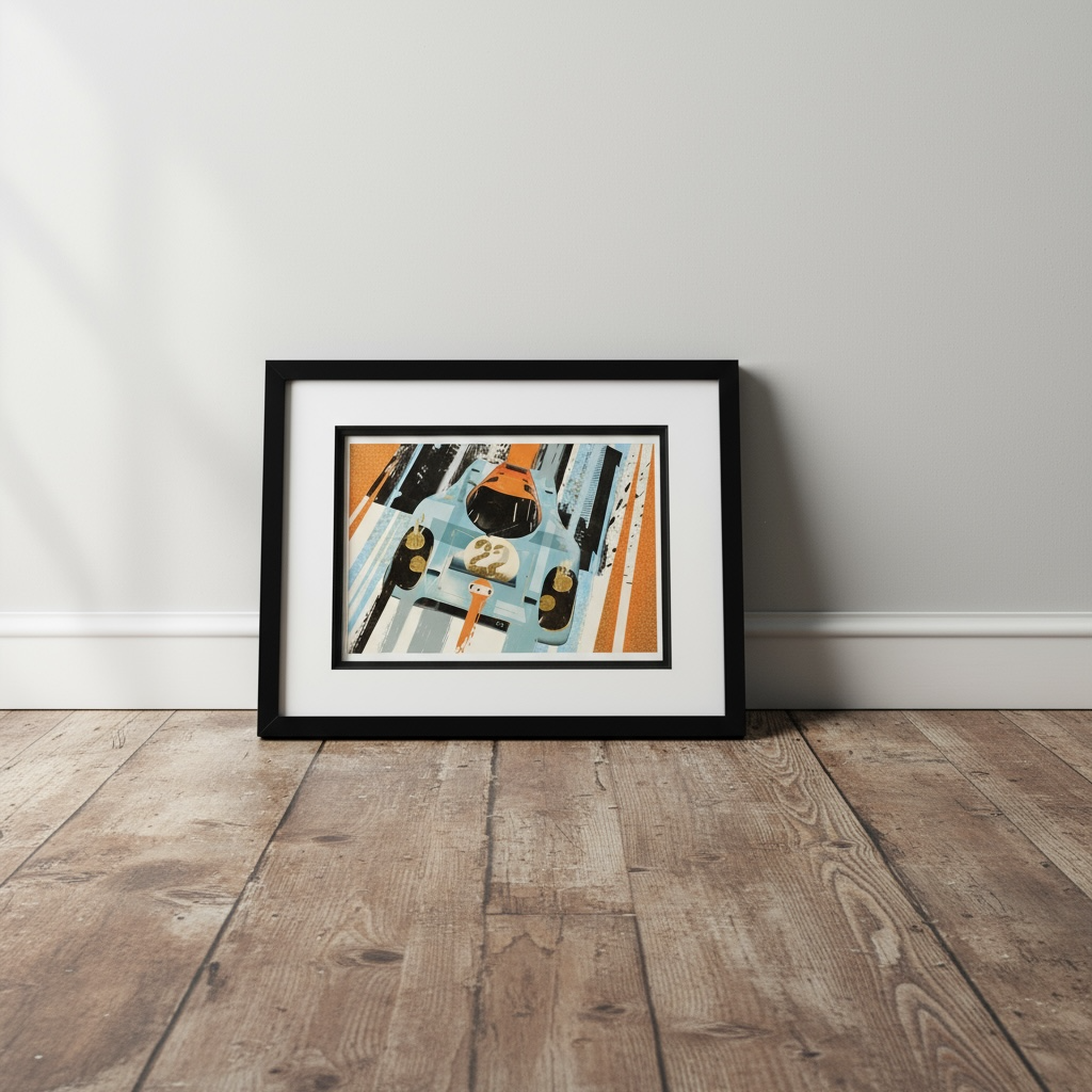 Porsche 917 Pop Art Print - Large