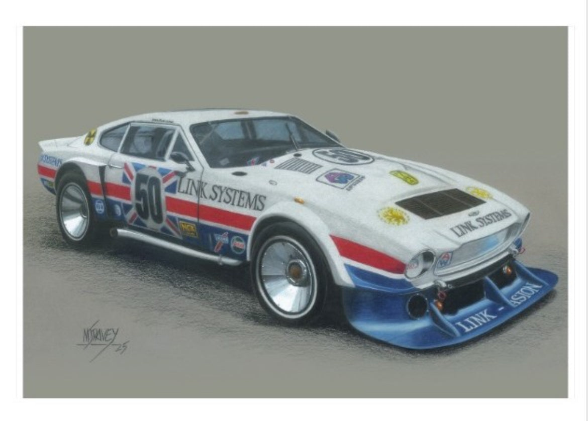 Aston Martin DBS V8 RHAM/1 “Muncher” Greeting Cards