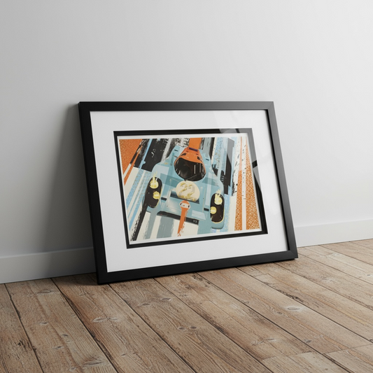 Porsche 917 Pop Art Print - Large