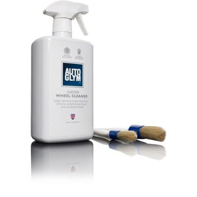 Autoglym Custom Wheel Cleaner Complete Acid Free Wheel Cleaner, Wheel Brushes