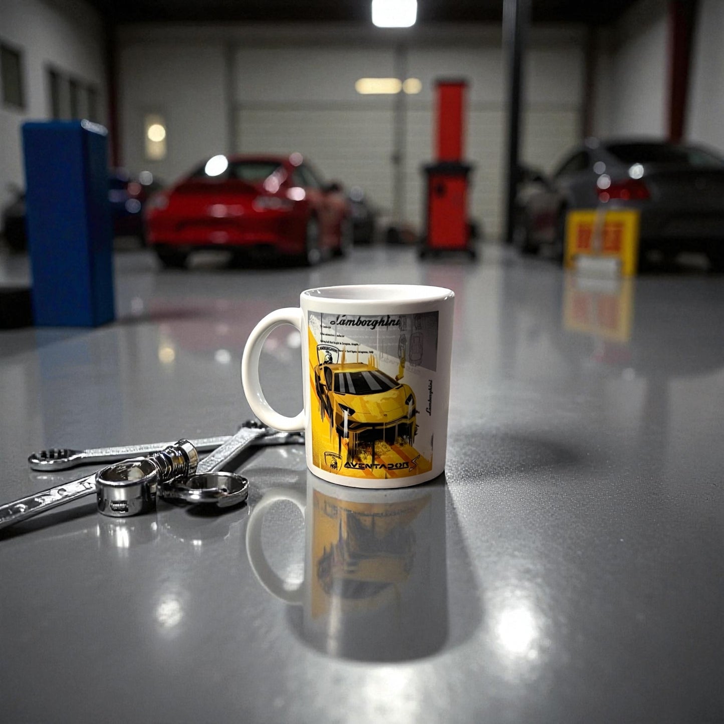 Lamborghini Aventador Pop Art Mug