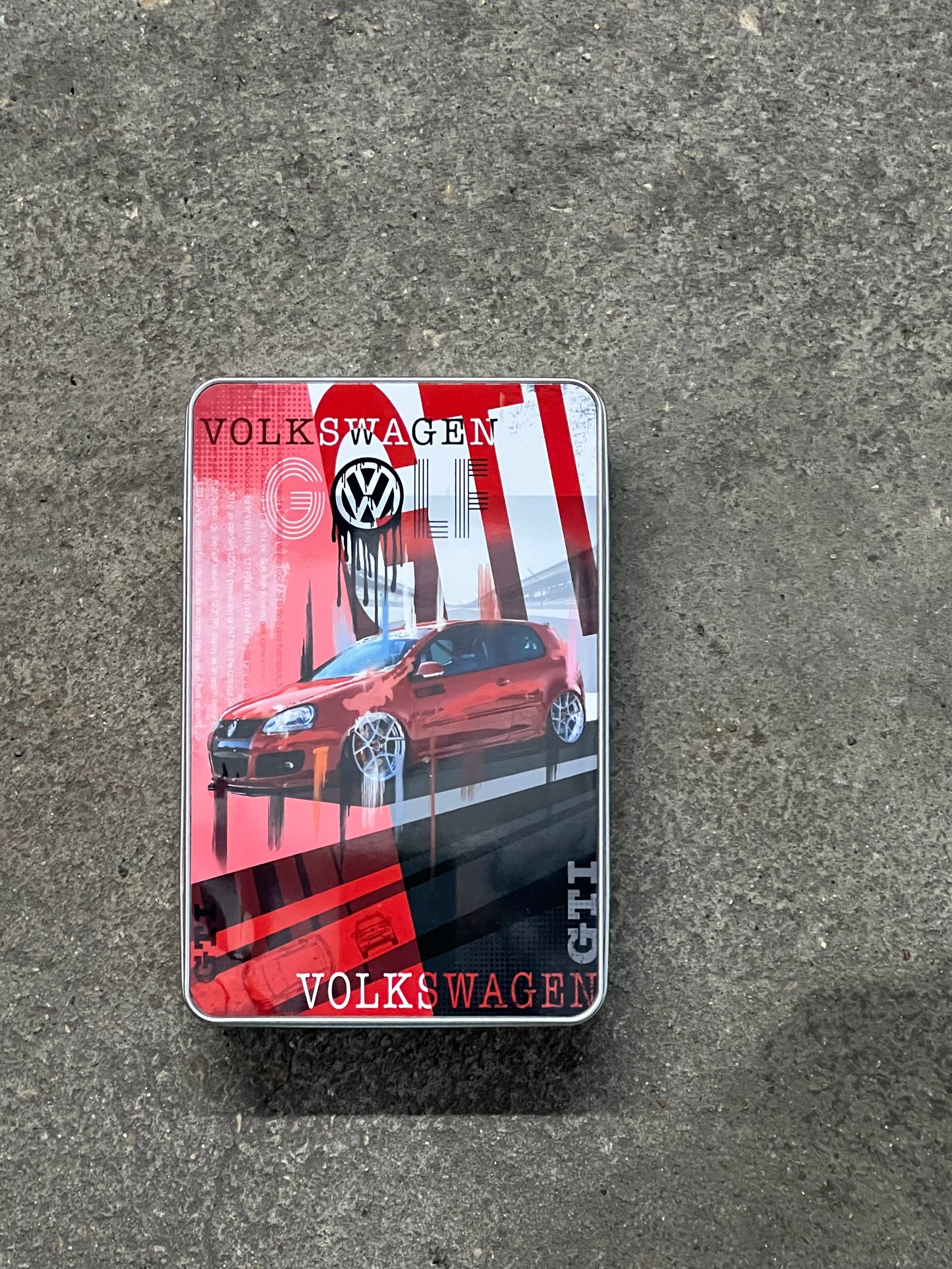VW Golf GTi Tribute Metal Storage Box