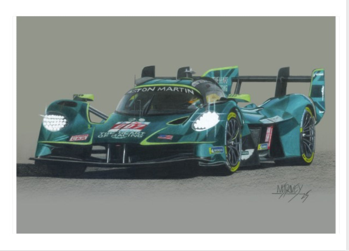 Aston Martin Valkyrie LMH Greeting Card