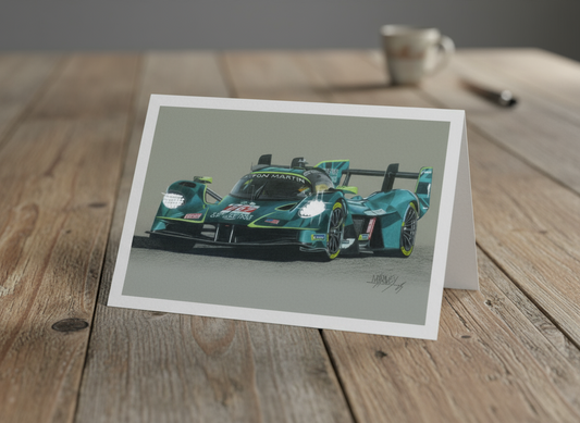 Aston Martin Valkyrie LMH Greeting Card