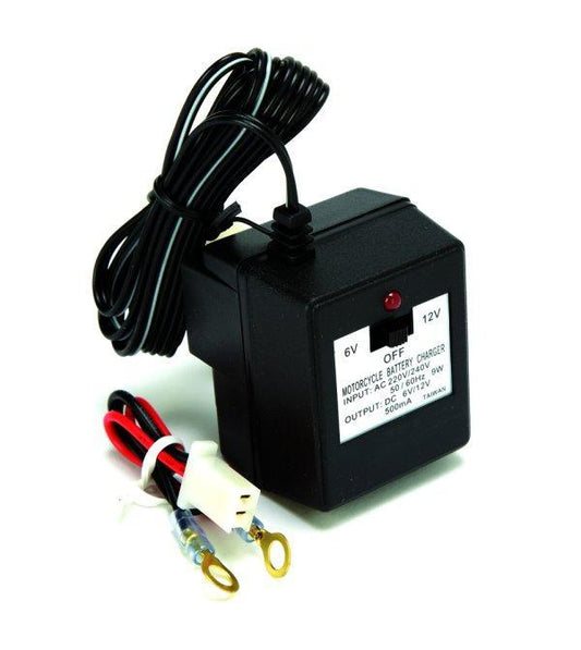 GS14028 - BATTERY CHARGER 6V-12V - UK PLUG Battery charger,half amp charge rate