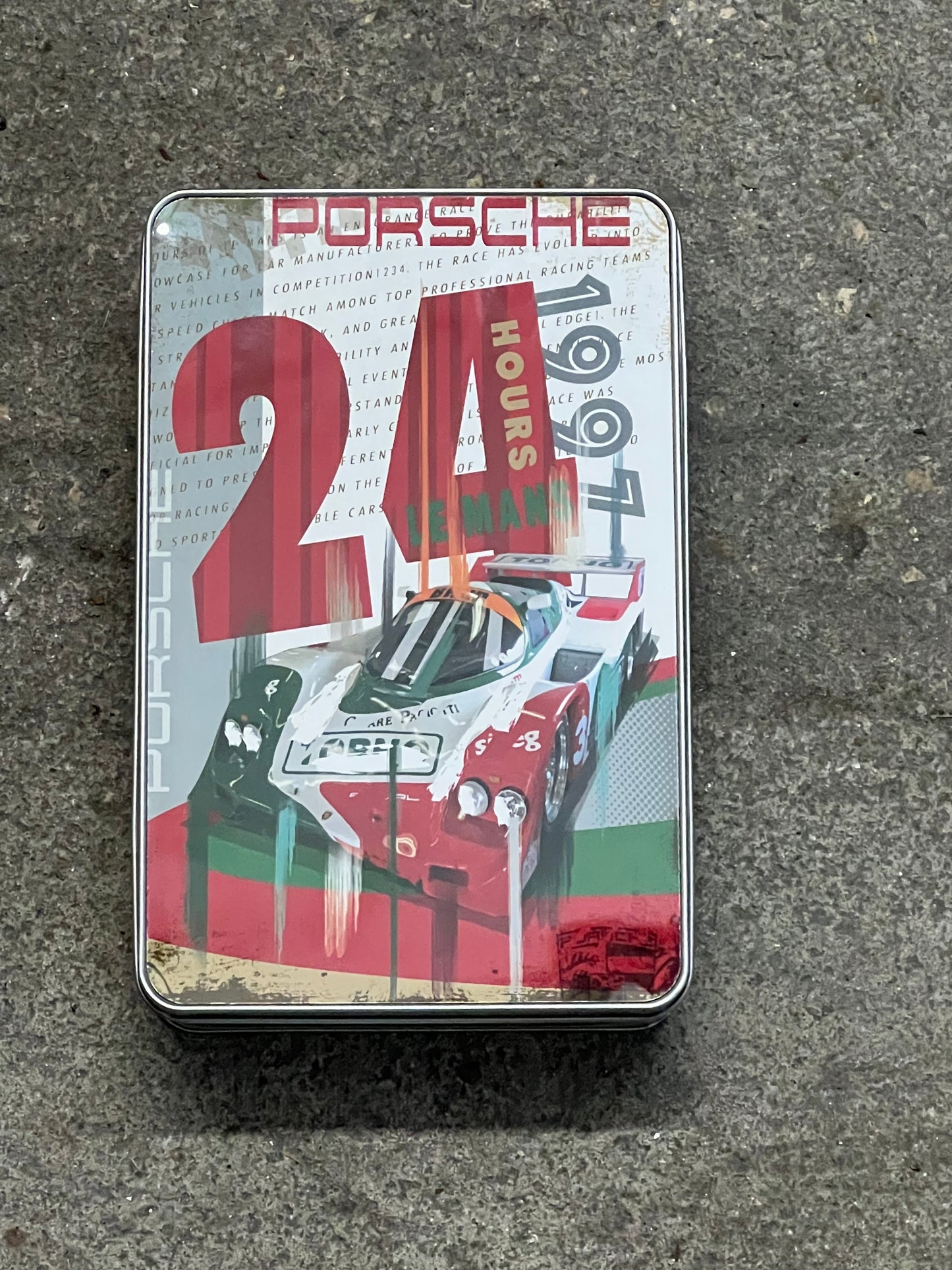 Porsche 962 Tribute Metal Storage Box