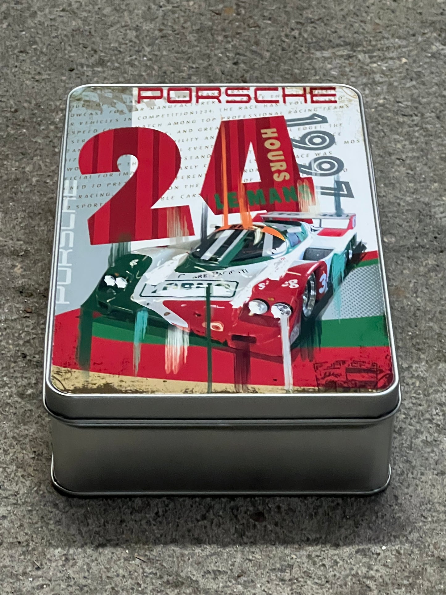 Porsche 962 Tribute Metal Storage Box