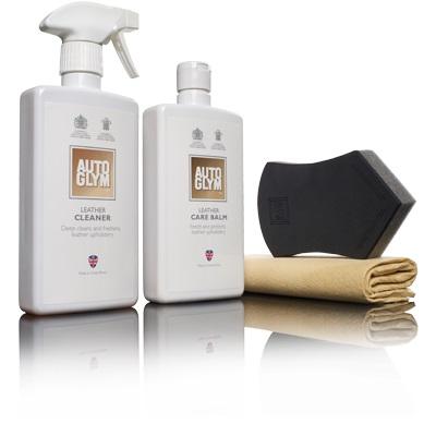 Autoglym Leather Clean Protect Complete Kit Leather Care Vehicle Interior