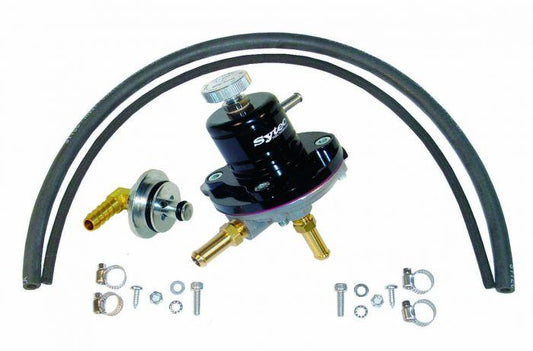 Sytec 1:1 Adjustable Fuel Pressure Regulator Kit (Blue) (VK-SAR-TOY2-BK)