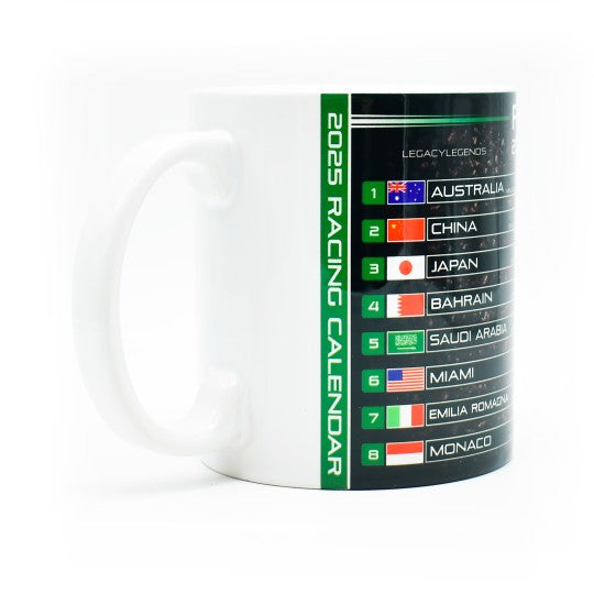 Formula 1 calendar Mug 2025