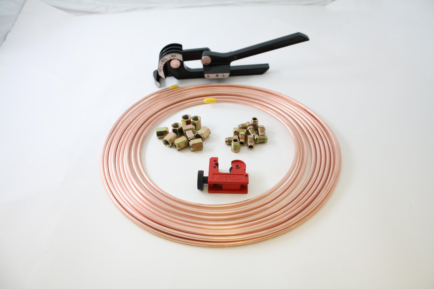 Brake Copper Pipe Line Male & Female Nuts Tube Cutter Pipe Bender - Vroom Classics