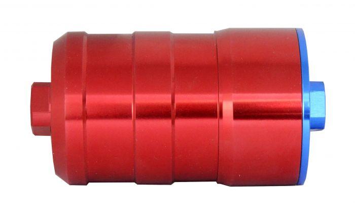 BULLETA1 BULLET FILTER 1/4NPT Female (Red) (BULLETA0 - R) - Vroom Classics