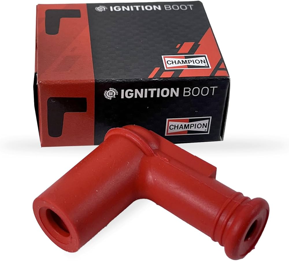 Champion PRO - 5U Boot Spark Plug Cap PRO5U PR05U 5ohm Replaces 8031 - Vroom Classics