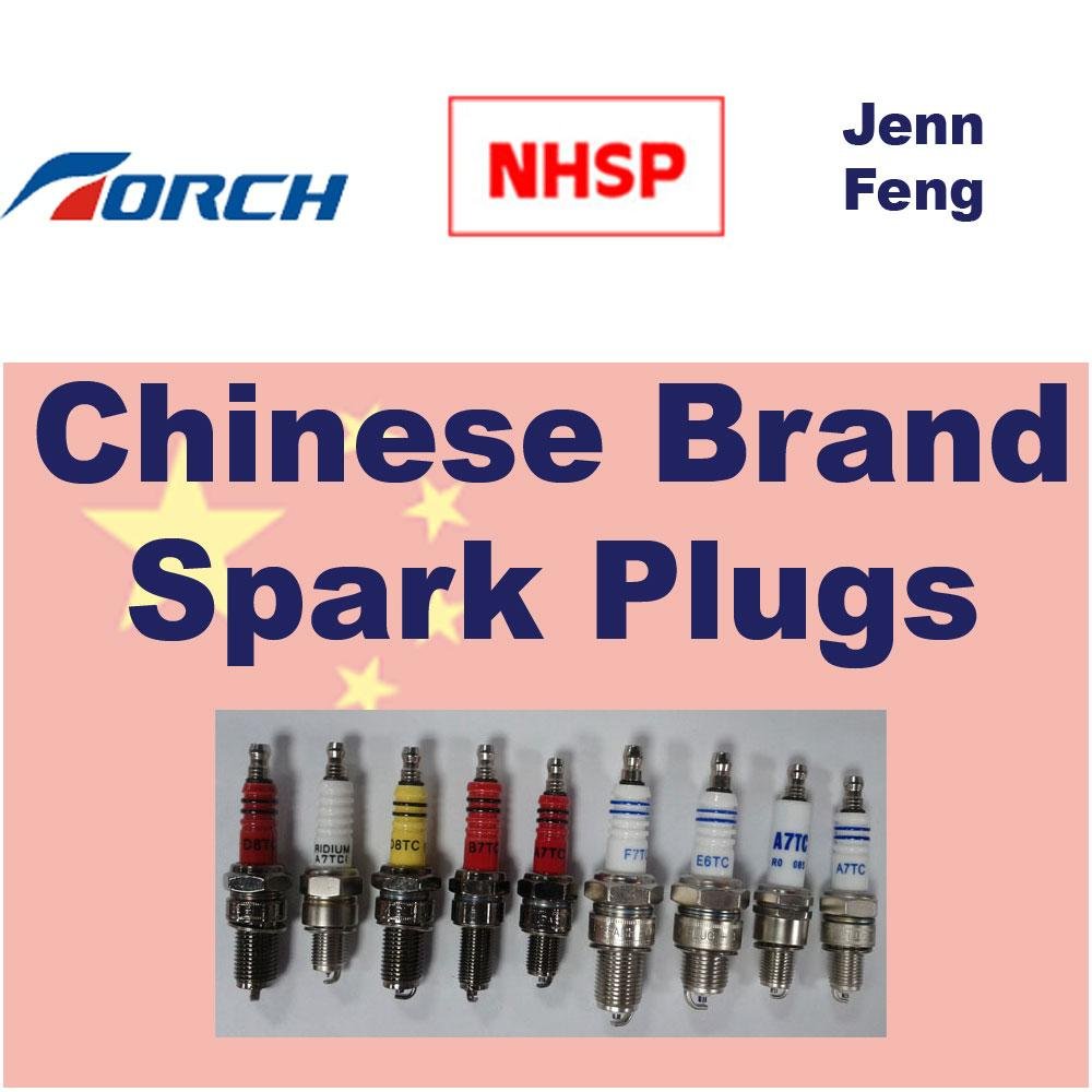 Chinese Brand Torch & NHSP LD Spark Plugs F5TC : - Replace With NGK BP5ES - Vroom Classics