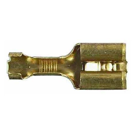 Durite 0 - 011 - 23 Terminal 6.30mm Push - on with Lock Tag 0 - 65 - 1.00mm2 (50 Pack) - Vroom Classics