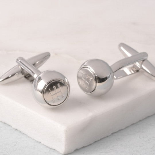 Gear Knob Cufflinks - Vroom Classics