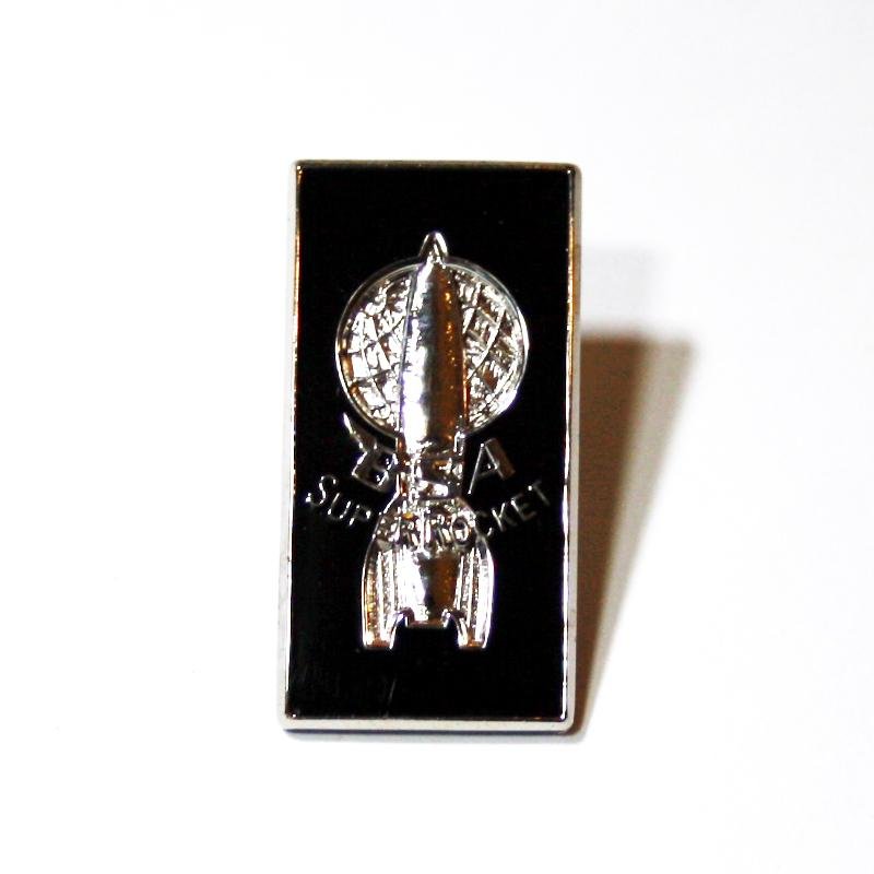 GS42016 - BSA Super Rocket Silver Pin Badge. - Vroom Classics