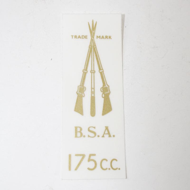 GS49305 - TRANSFER. - BSA Arms 175cc. - Vroom Classics