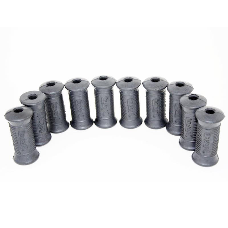 GS71008L - Kickstart Rubbers - NORTON with logo (singles and twins) - Vroom Classics