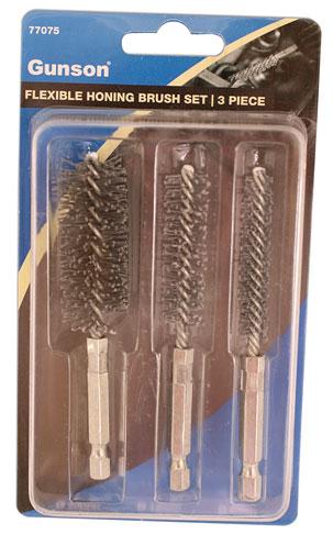 Gunson 77075 Flexible Honing Brush Set - 3pc - Vroom Classics