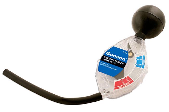 Gunson 77104 Battery Tester Dial Type - Suitable for use on 6|12|24v batteries - Vroom Classics
