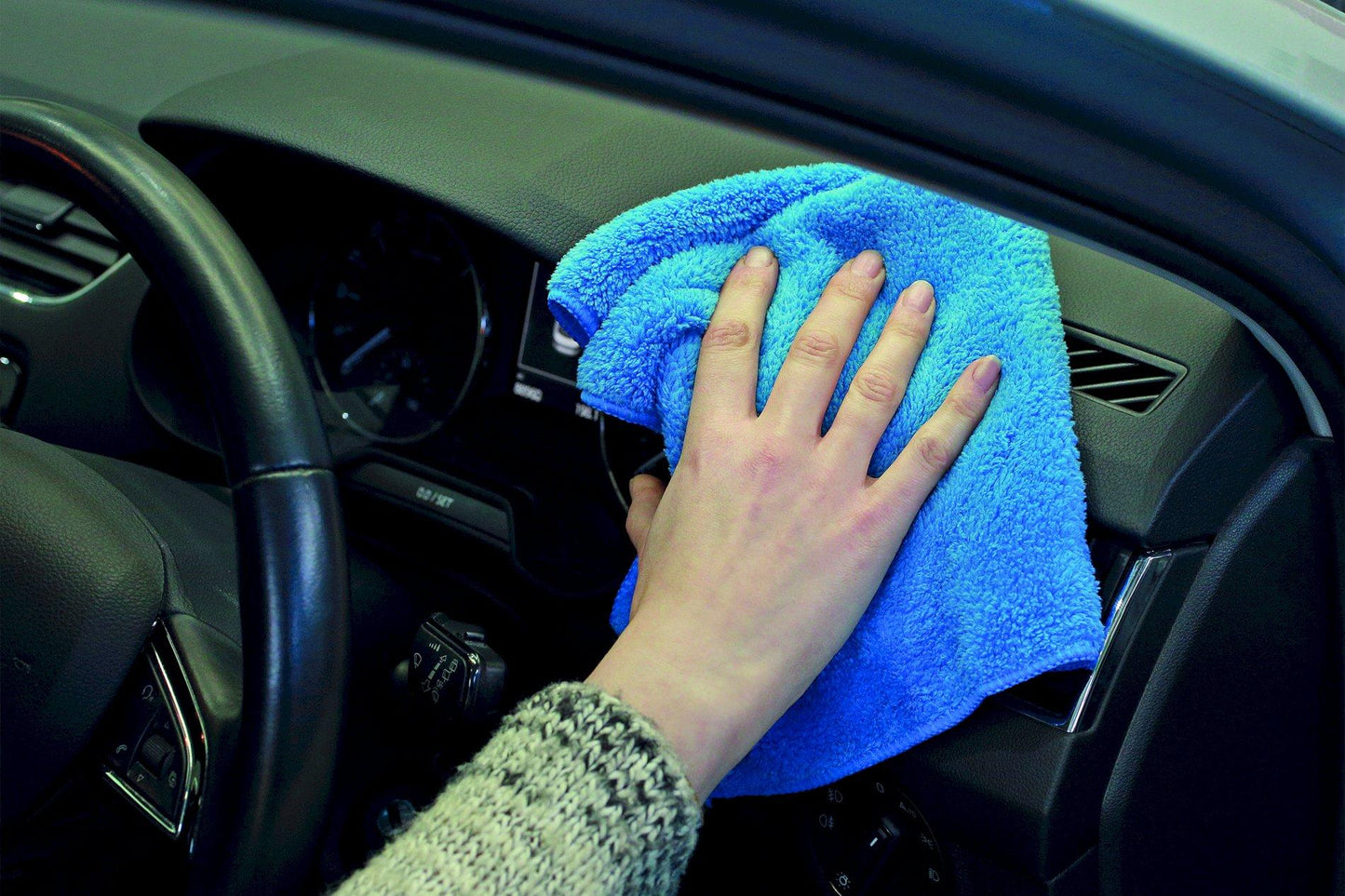 Gunson 77149 Microfibre Cloth 400 x 400mm Deep Pile Ideal For Classics - Vroom Classics