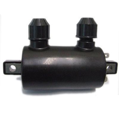 Ignition Coil Twin Lead Universal 12V Twin Lead Ignition Coil 2.45Ohms/15ak Ohms - Vroom Classics