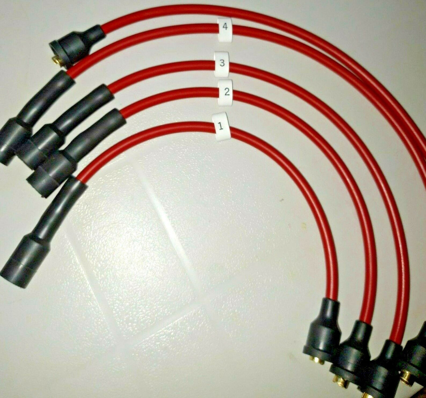 Ignition Lead Sets - Fiat 131 74/78 OHV Copper Core HT Leads - Vroom Classics