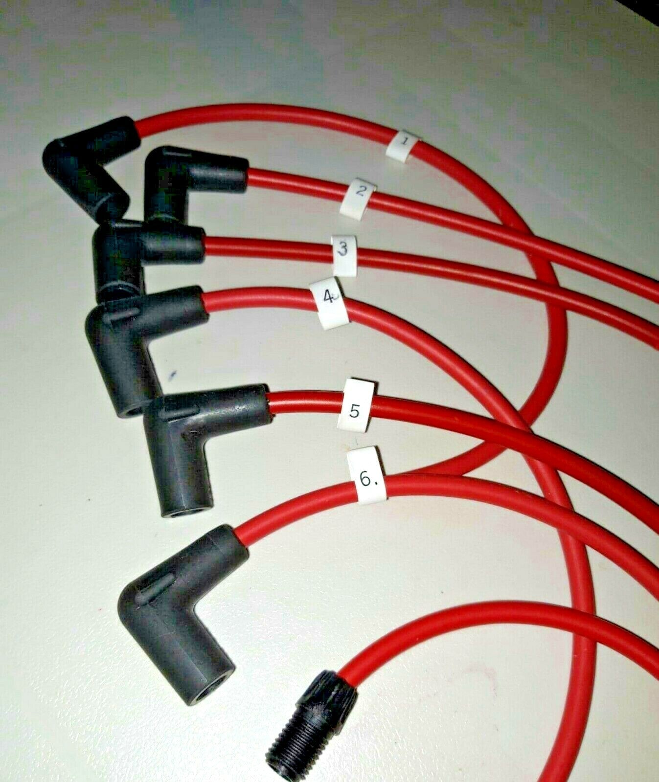 Ignition Lead Sets - Riley Two Point Six Red Copper Core HT Leads - Vroom Classics