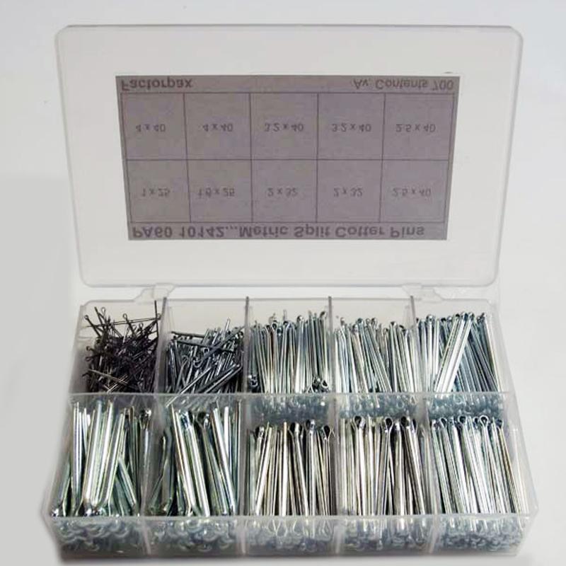 Kits - Cotter Pins - Mild Steel Metric, 1 x 25mm to 4 x 32mm - Vroom Classics