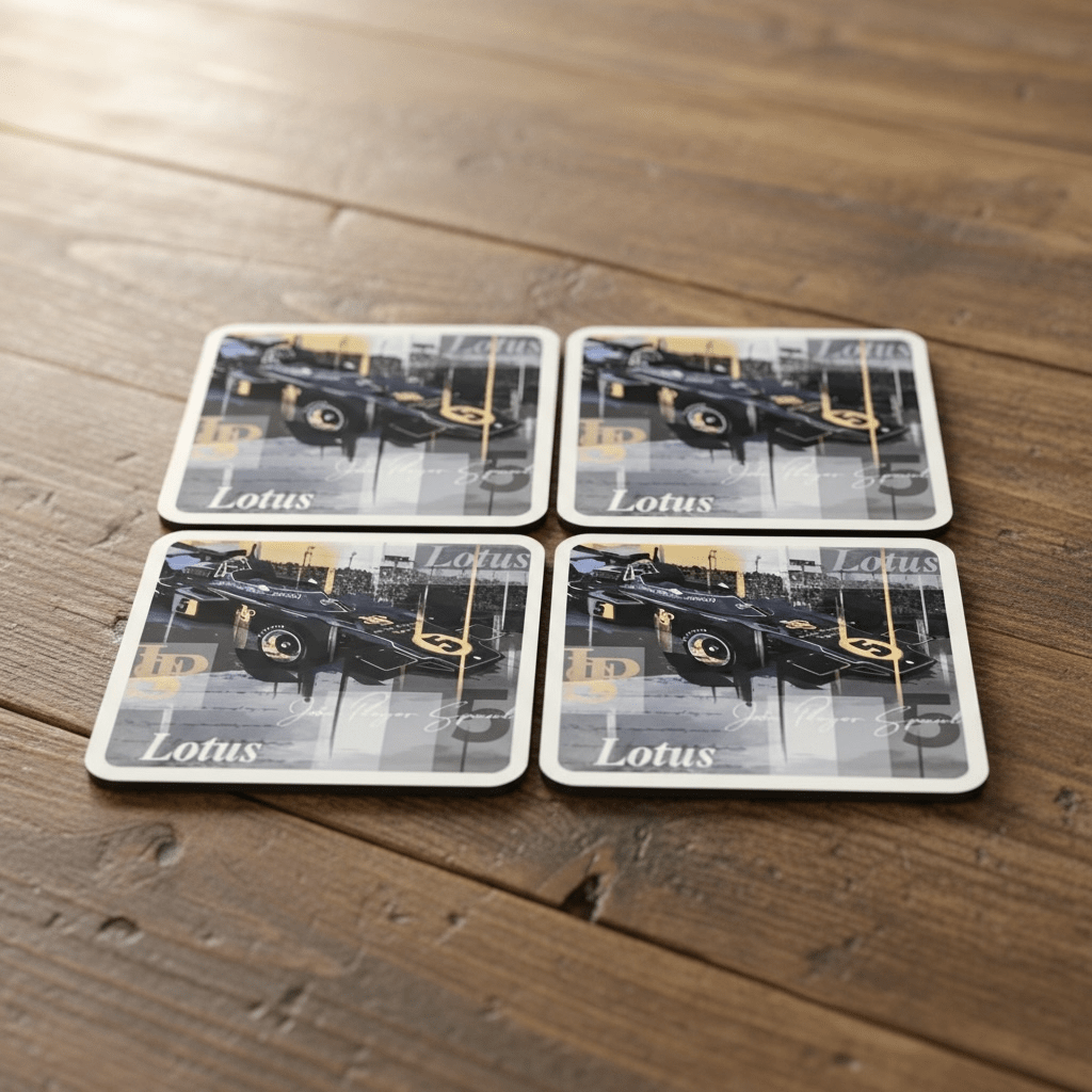 Lotus 72 Pop Art Coasters - Vroom Classics