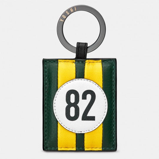 No 82 Green Lotus Racing Stripe Keyring