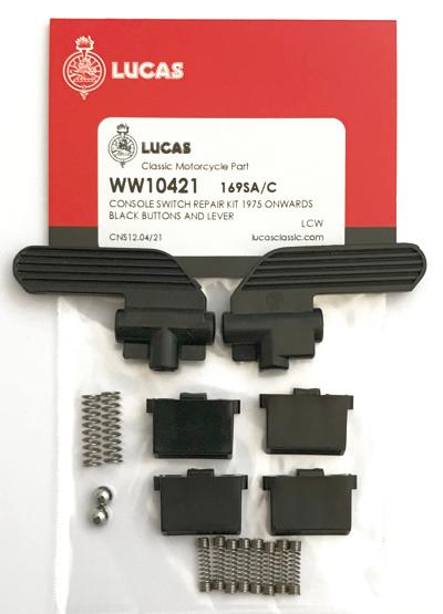 Lucas Console Switch Repair Kit 1973 onwards 169SA/C Motorcycle - Vroom Classics
