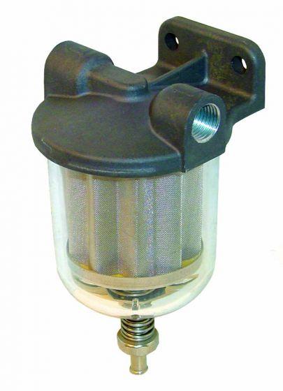 Marine Diesel Water Separator (Inox) Transparent Bowl 1/4 gas (WS317) - Vroom Classics