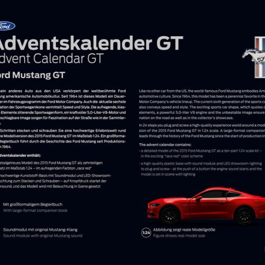 Ford Mustang GT Advent Calendar