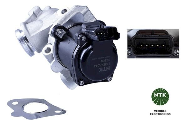 NGK Electric EGR Valve EGE5 - A014 / 97868 without EGR Cooler 5 Pin Connector - Vroom Classics