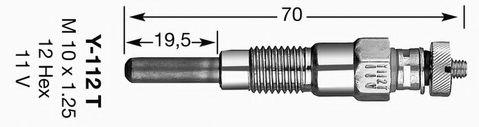 NGK Glow Plug Y - 112T (6327) - Vroom Classics