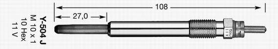 NGK Glow Plug Y - 504J (6246) - Vroom Classics