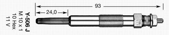 NGK Glow Plug Y - 506J (4902) - Vroom Classics